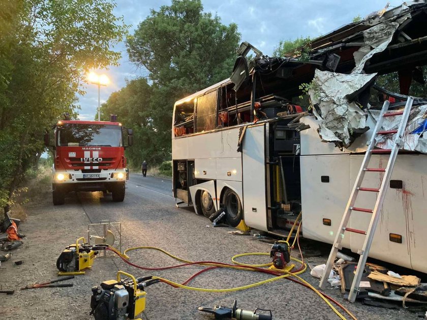 Шофьорът  на  румънския  автобус е  обвиняем  за катастрофата на пътя   Русе – Велико Търново