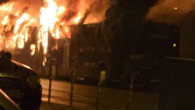 Огънят е тръгнал от двигателния отсек! Автобус на градския транспорт пламна в София