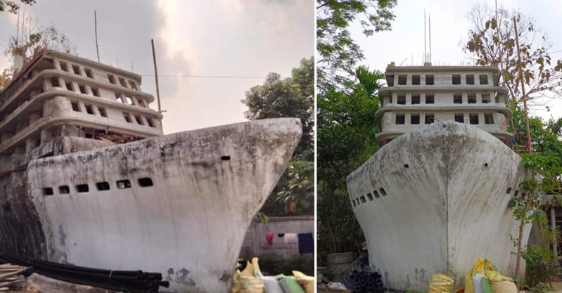 Индиец строи къщата си във формата на Титаник от 13 години